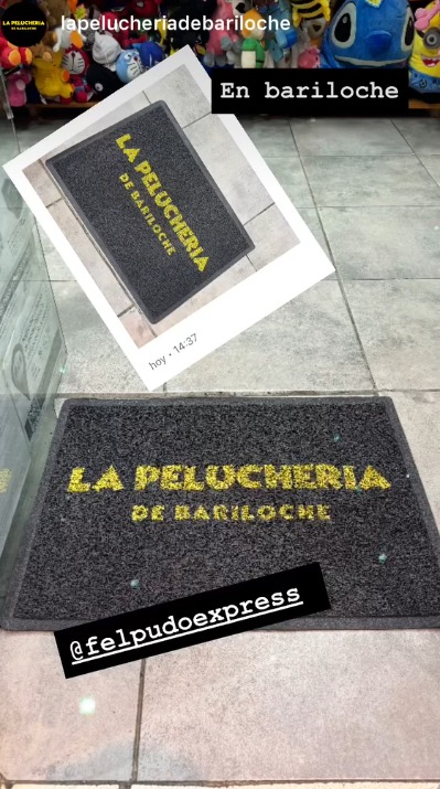 Felpudo personalizado con logo felpudo express 9