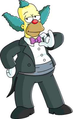 a cartoon character dressed in a tuxedo suit