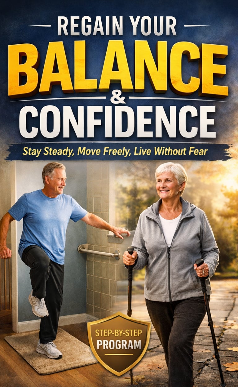 Feel less steady after 60? Discover a simple home-based plan to improve balance, prevent falls, and