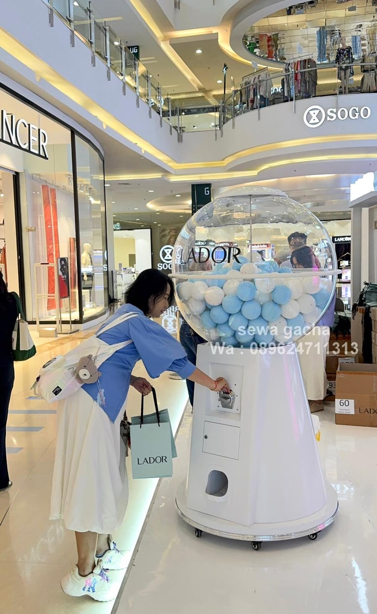 sewa gacha gachapon jumbo custom jakarta