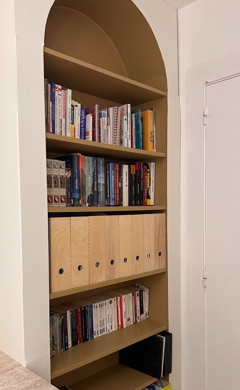 diy bibliothèque arche ikea hack
