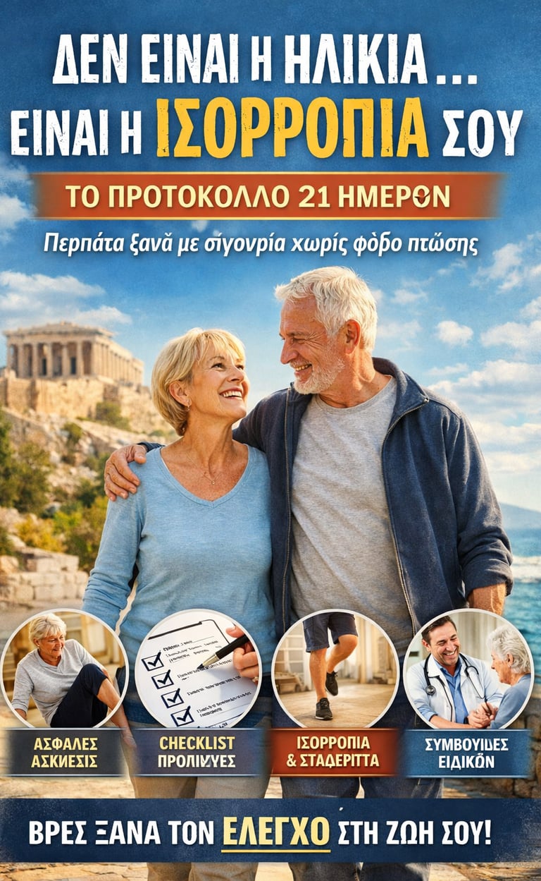 Νιώθεις αστάθεια όταν περπατάς; Δες πώς να βελτιώσεις την ισορροπία σου μετά τα 60 και να αποφύγεις