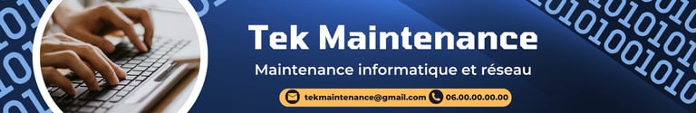 Visue'L exemple bannière LinkedIn maintenance informatique et réseau
