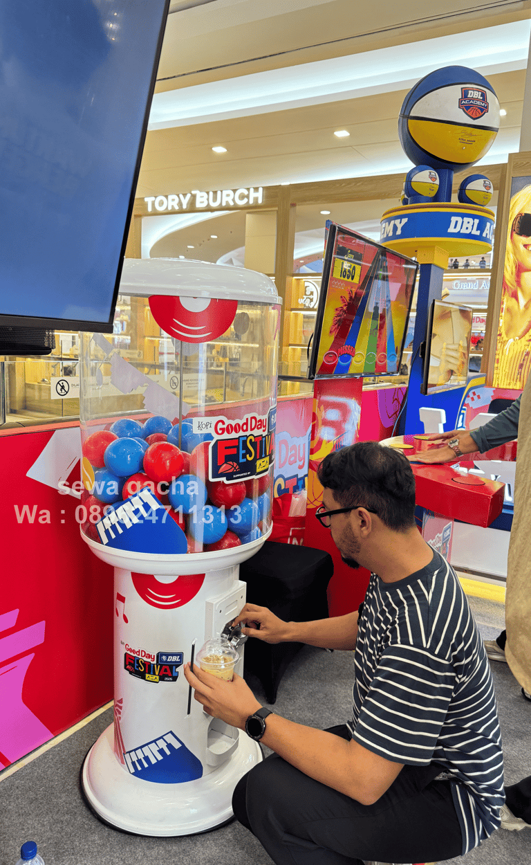 sewa gacha gachapon custom jakarta