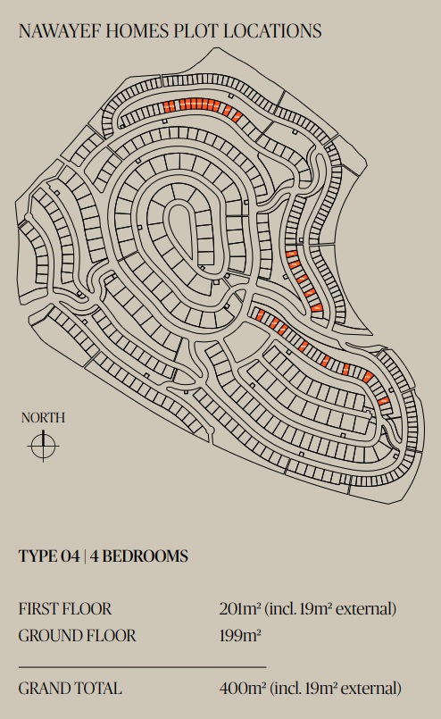 Contemporary homes in Nawayef West off-plan development