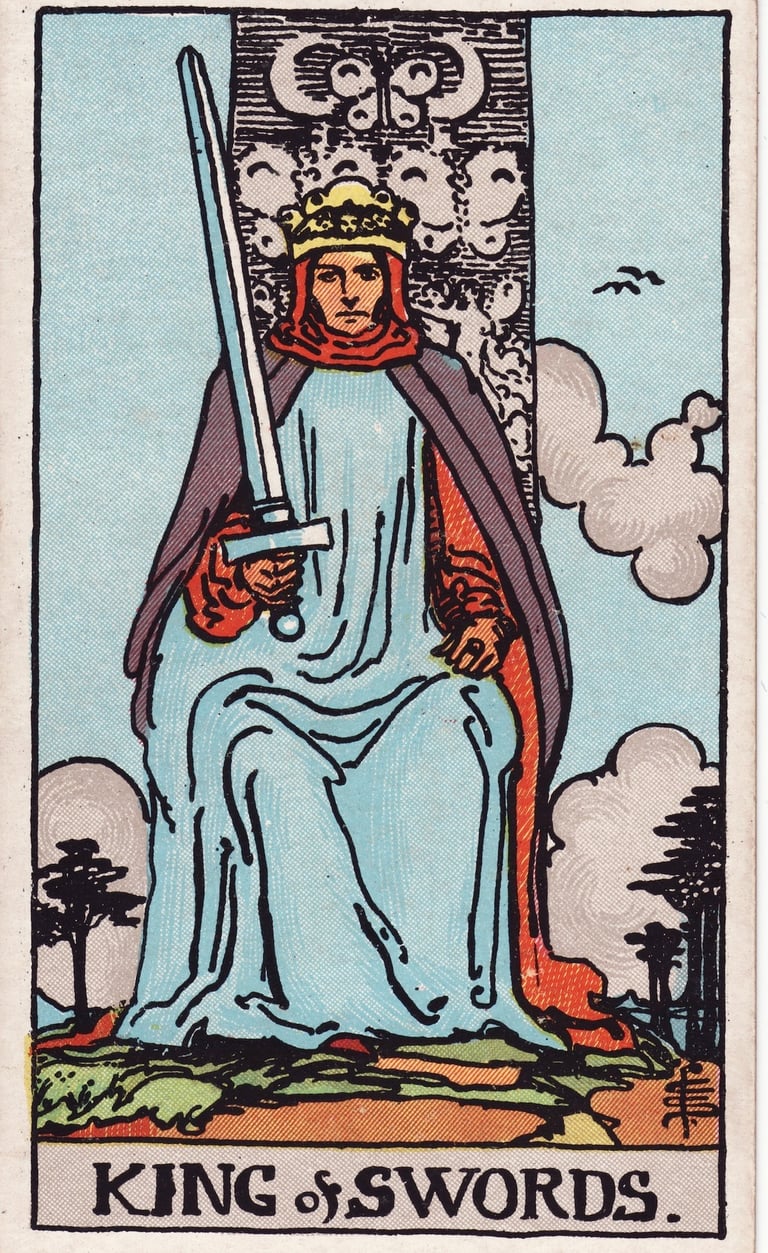 King of Swords Tarot Card Meaning Reading Description – Discover the meaning of the King of Swords