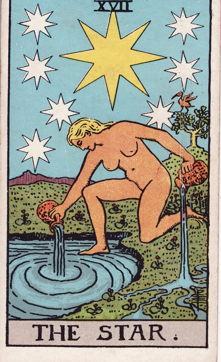 The Star Tarot Card Meaning Reading Description 