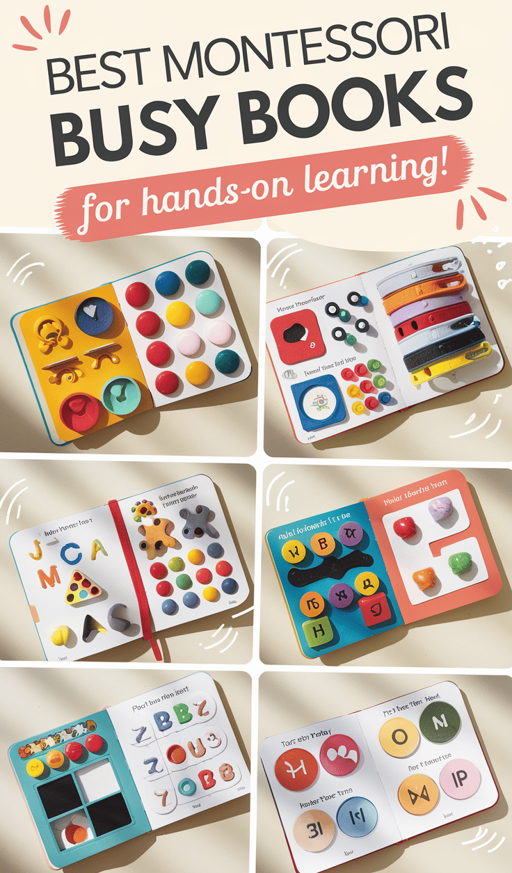 Montessori Busy BooKs for toddlers