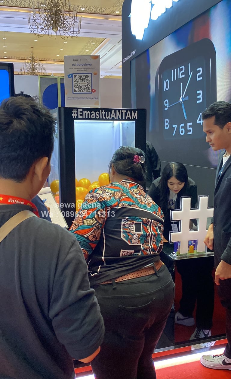 sewa mesin gacha gachapon kustomisasi jakarta