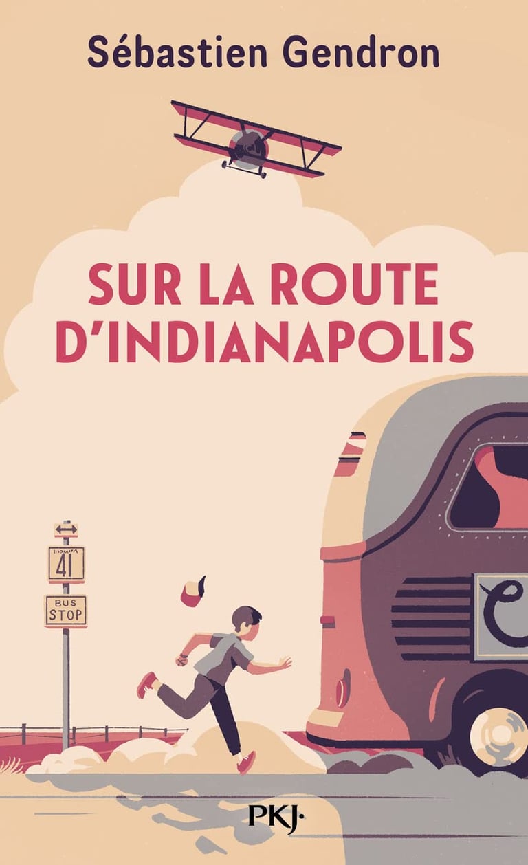 Première de couverture du roman Sur le route d'Indianapolis