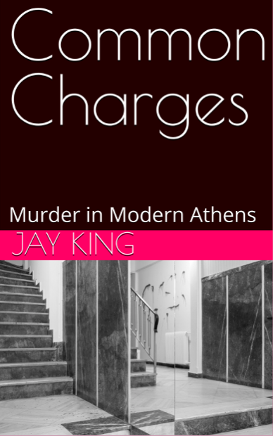 Cover of a book with photograph of stairs leading up to a staircase
