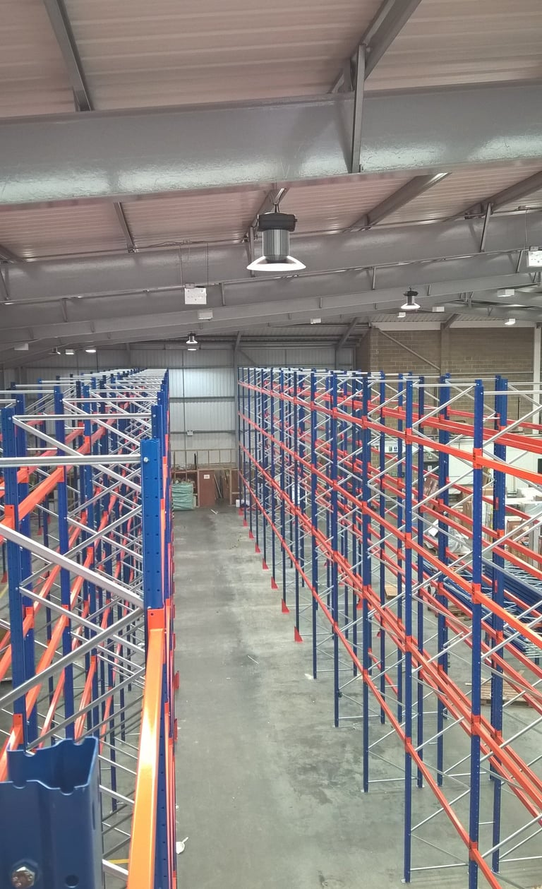 Narrow aisle racking