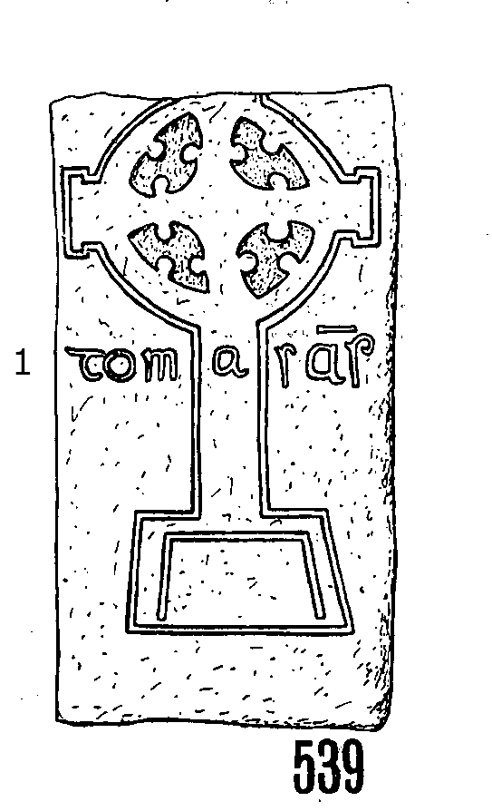 Kilbrecan (Onaght) Stone 539 - County of Galway, Ireland, Barony of Moycullen