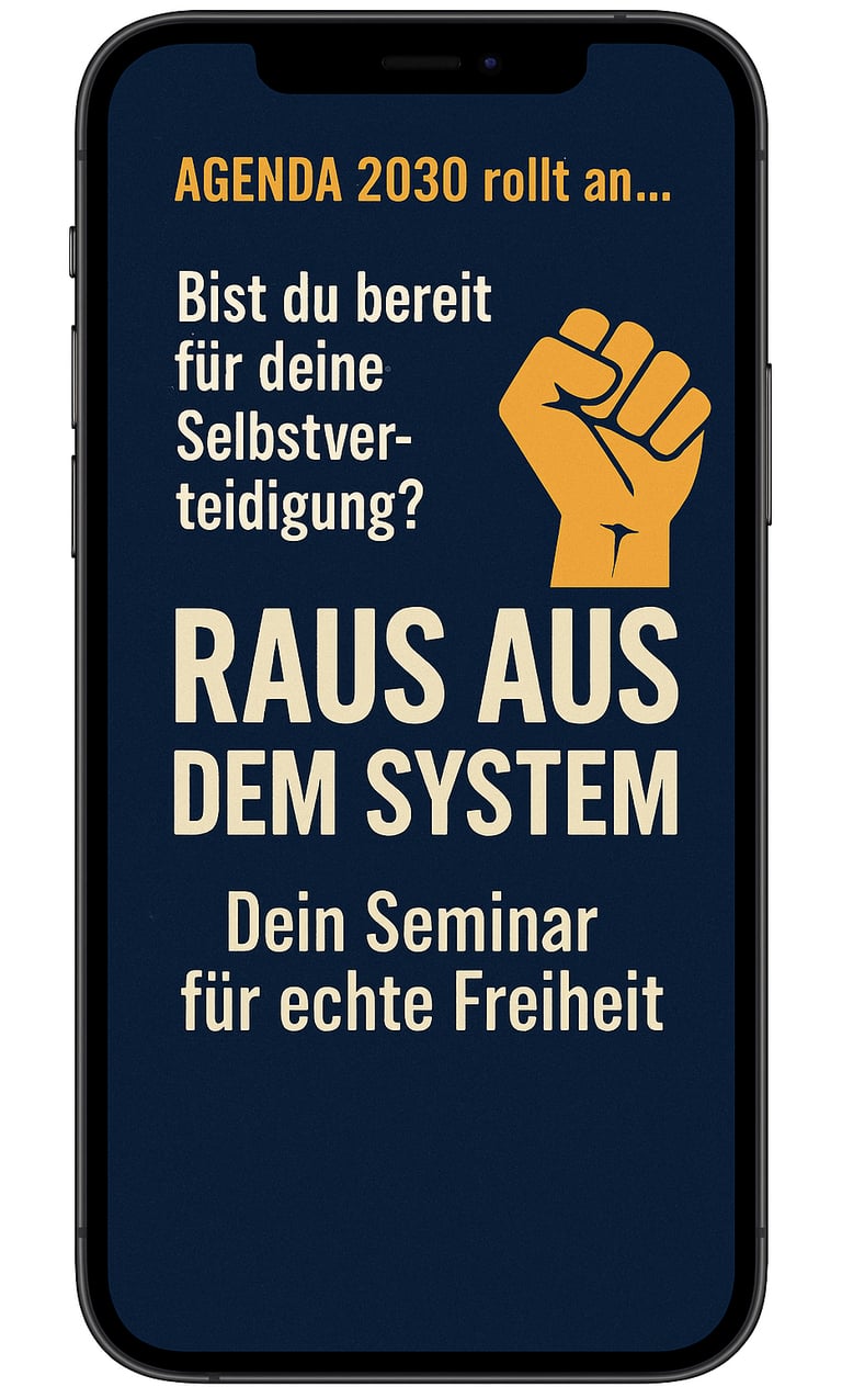 handy mockup agenda 2030 raus aus dem system