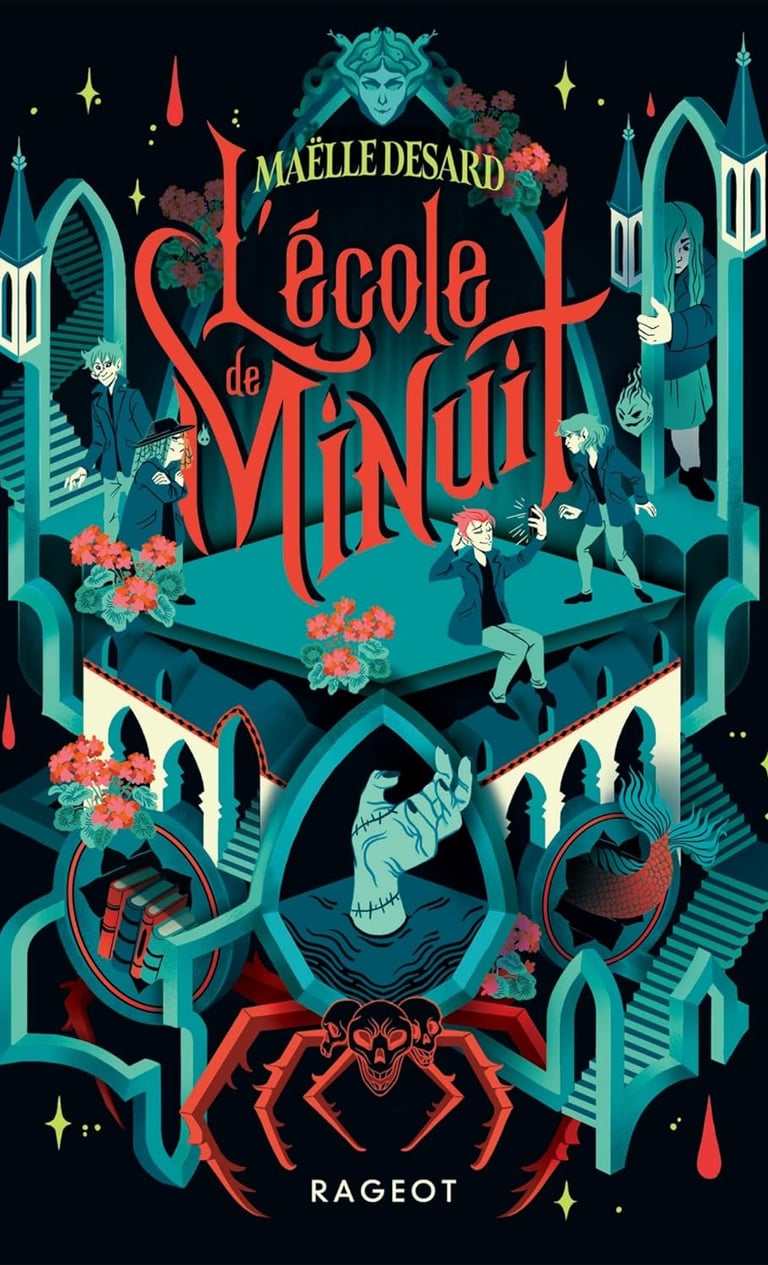 Première de couverture du roman L'école de minuit