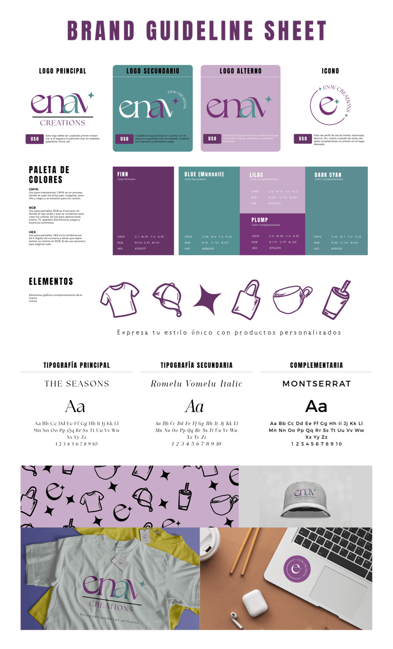 brand guideline sheet