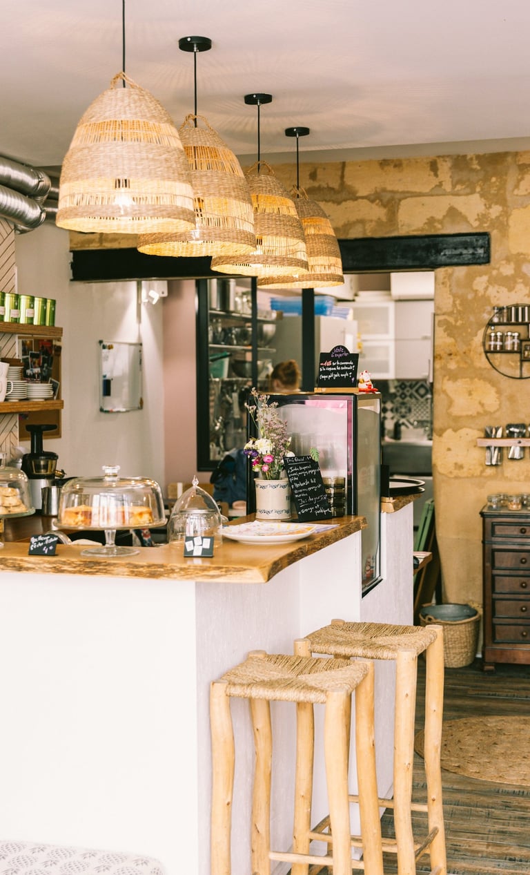 A view from the coffee shop area at Mlle Potts & Co