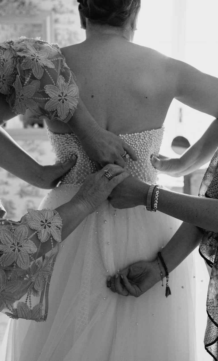 Preparatifs photo mariage