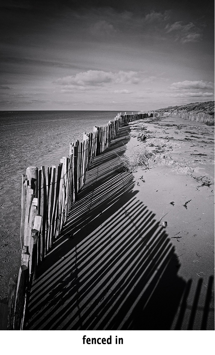 a fenced in area on st anne's beach st annes