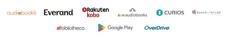 Buy from AudioBooks, Everand, Kobo, B&N, Baker & Taylor, bibliotheca, overdrive, google play, curios