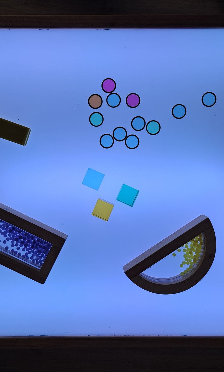 mesa de luz. Psicopedagogia (psicologia y pedagogia) Espacio Mare Cognitum. Leon