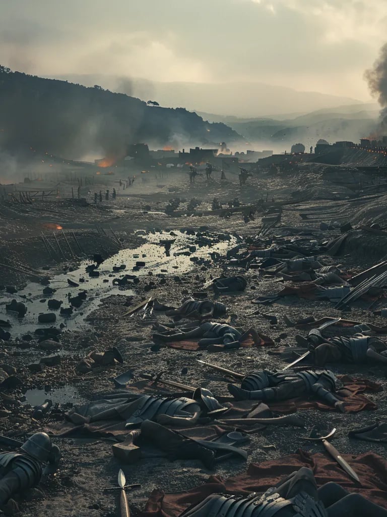 Aftermath of the battle of arausio