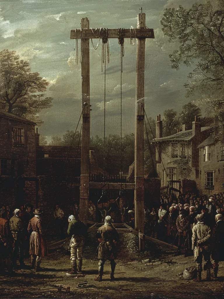 Aftermath at Tyburn, 1783