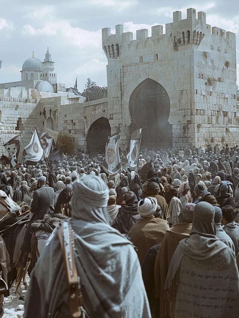 Arab Protest in Jerusalem, 1917