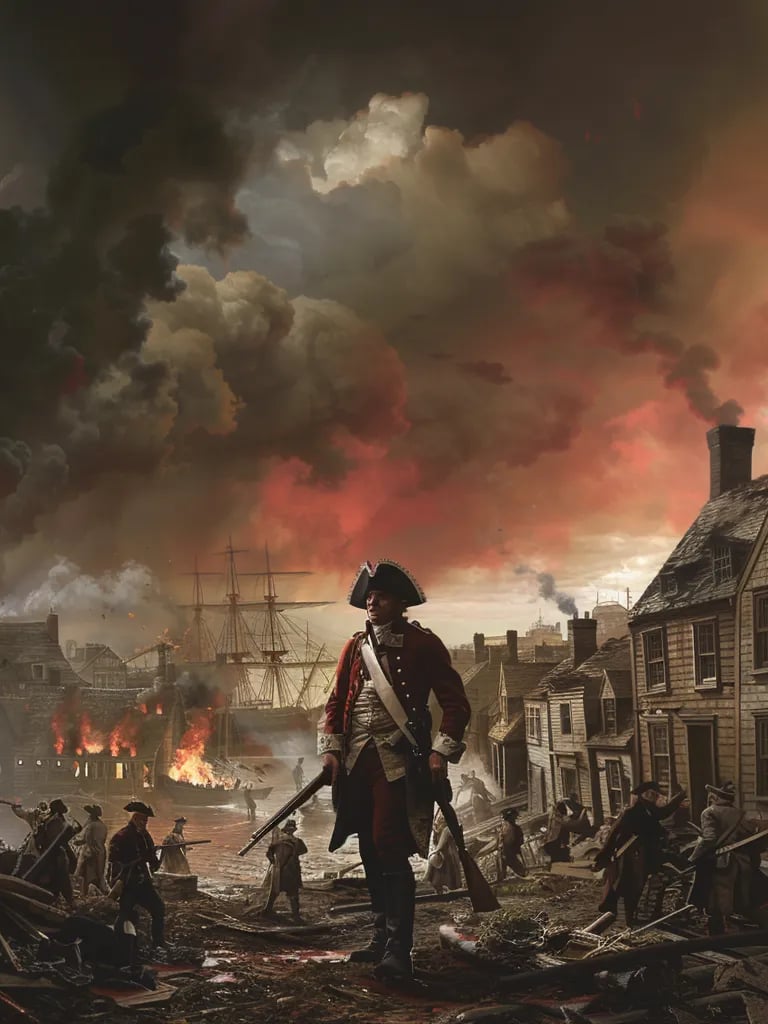Burning Ruins, Falmouth, 1775