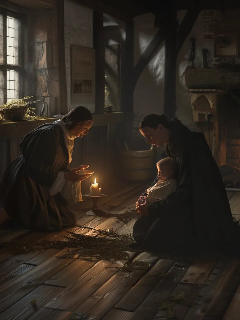 Inside a Medieval Home, London, 1348 