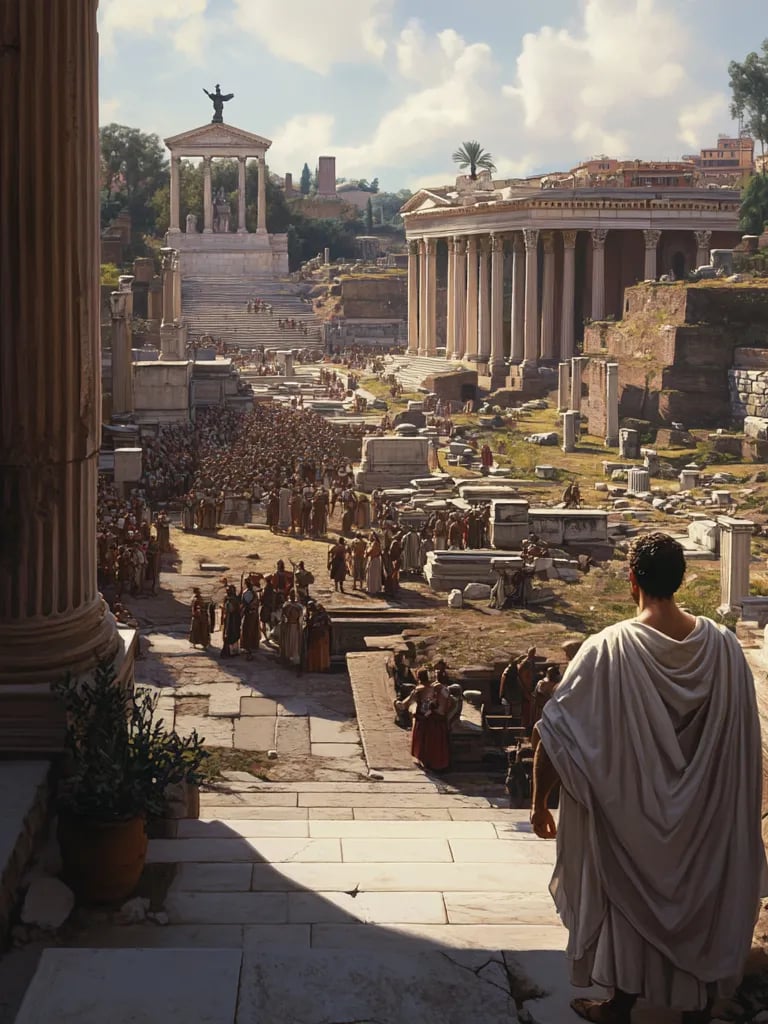 Julius_Caesar_Watching_Over_the_Forum_From_