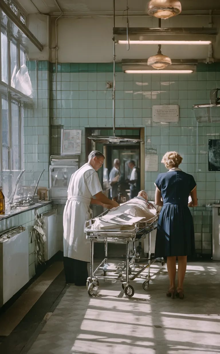 Manchester, Park Hospital, Afternoon July 5th 1948: First Patient Treated