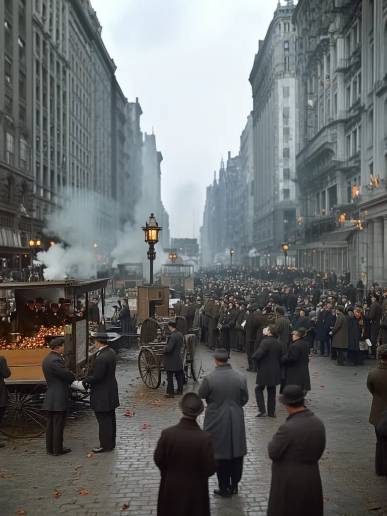 New York City, 1924 – Festive Afternoon Finale