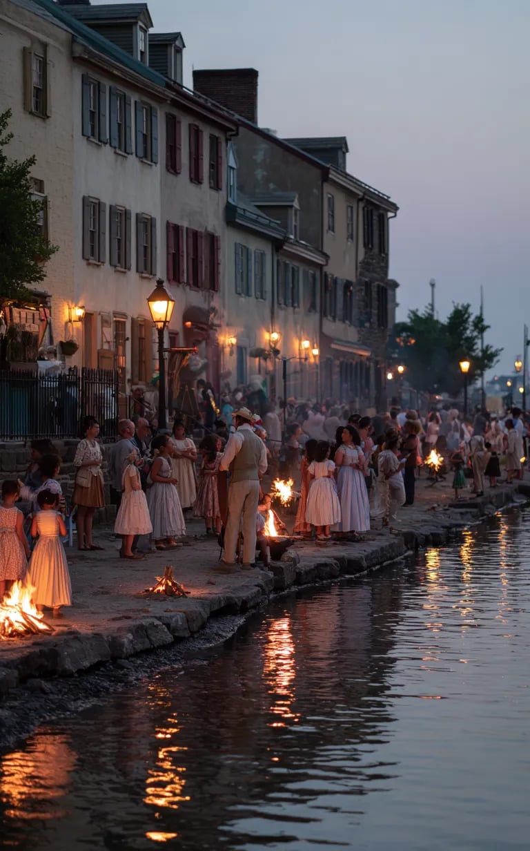 Philadelphia, July 4th 1796: Evening Revelry