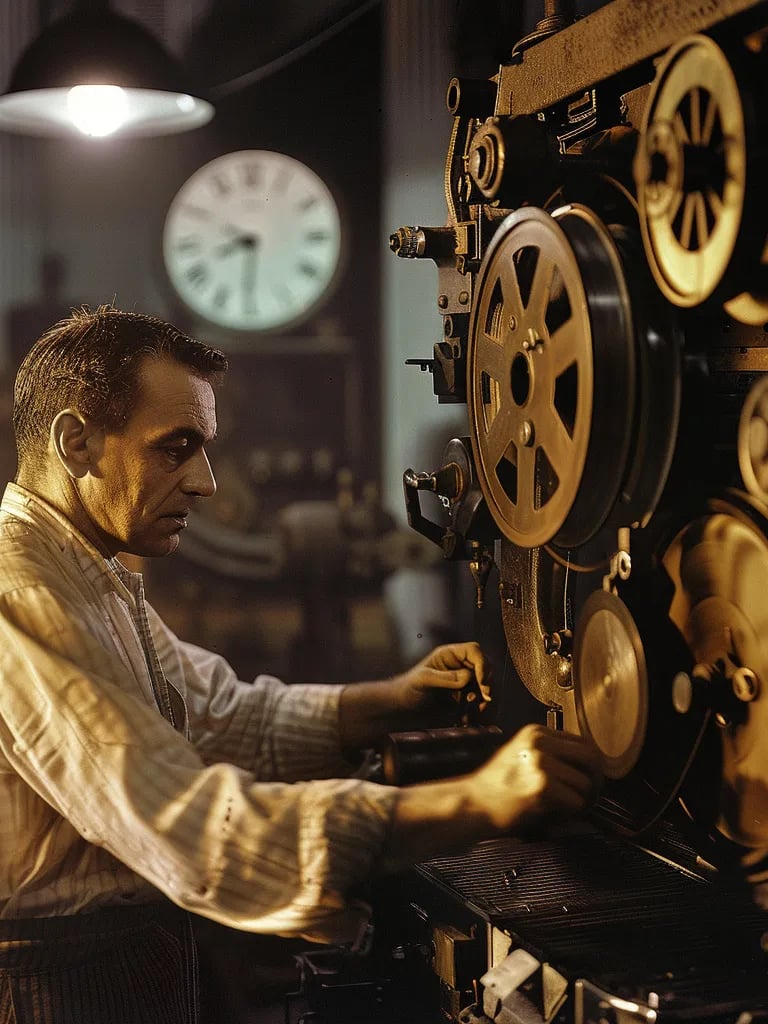 Projection Room, Tuschinski Theater, 1921