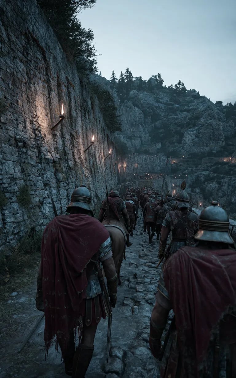 Retreat Toward Pharsalus, Twilight 48 BC