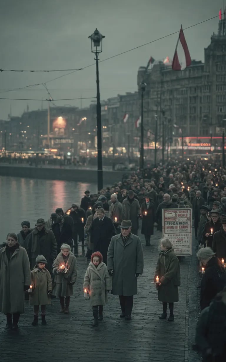Rotterdam Streets, 1938: Silent Protest After Cancellation