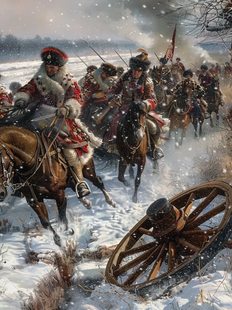Russian Cossacks Ambush, 1812