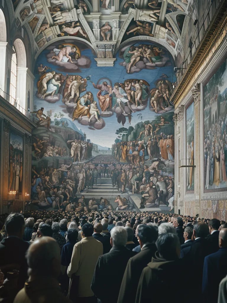Michelangelo Completes His Masterpiece: The Last Judgment