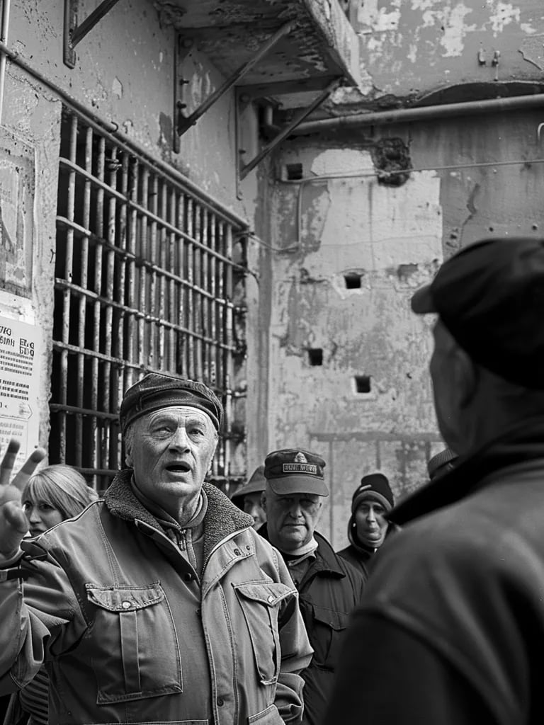 Tourist Group in Alcatraz, 1972