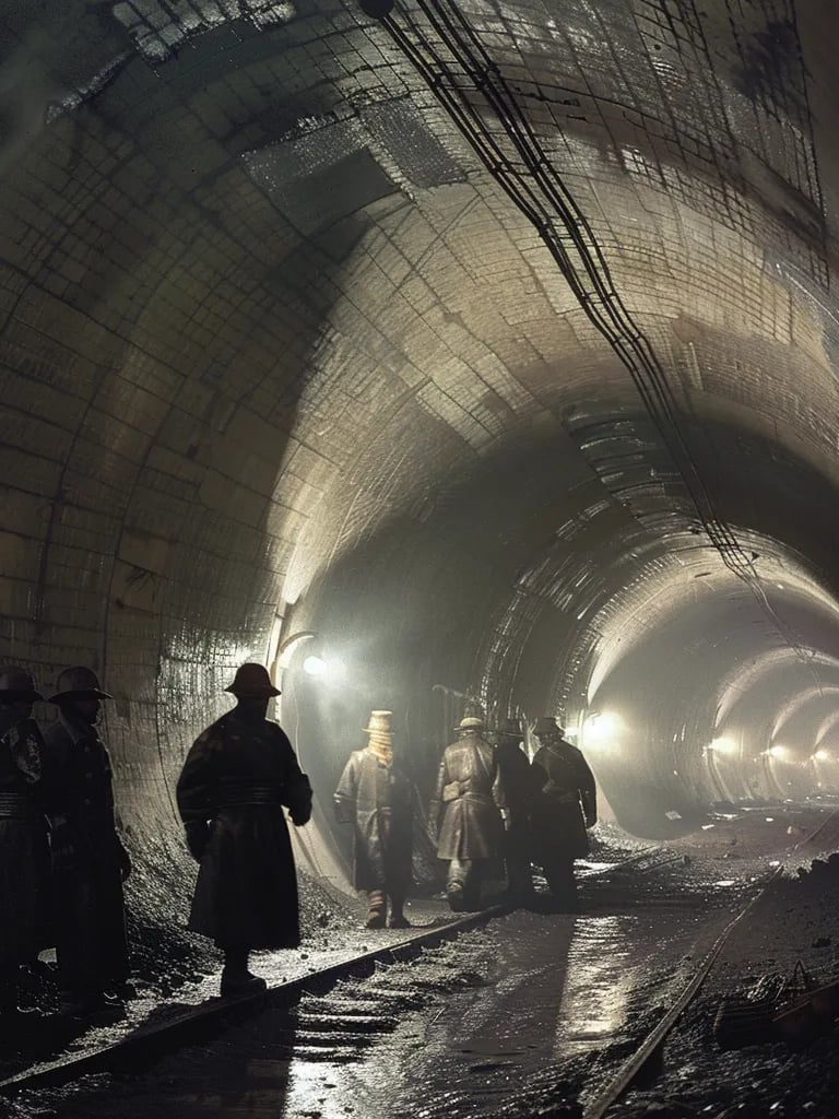 Underground Subway Tunnel, 1904