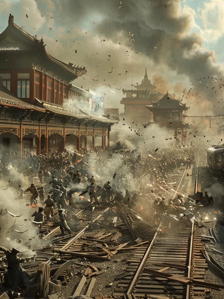 Wuchang, Railway Station 1911