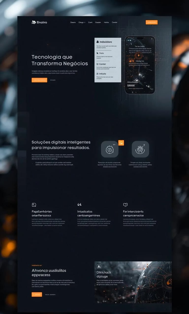 Conteúdo para Sites One Page