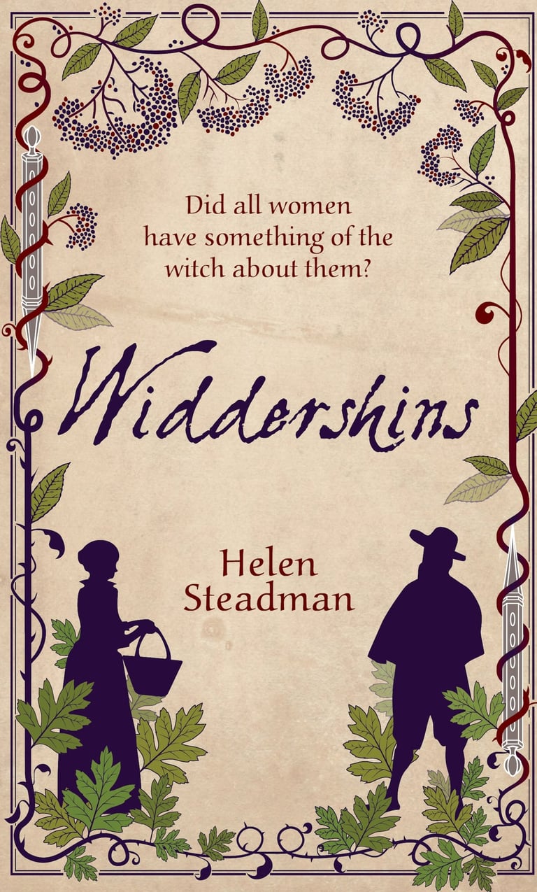 A woman accused of witchcraft faces the witchfinder.