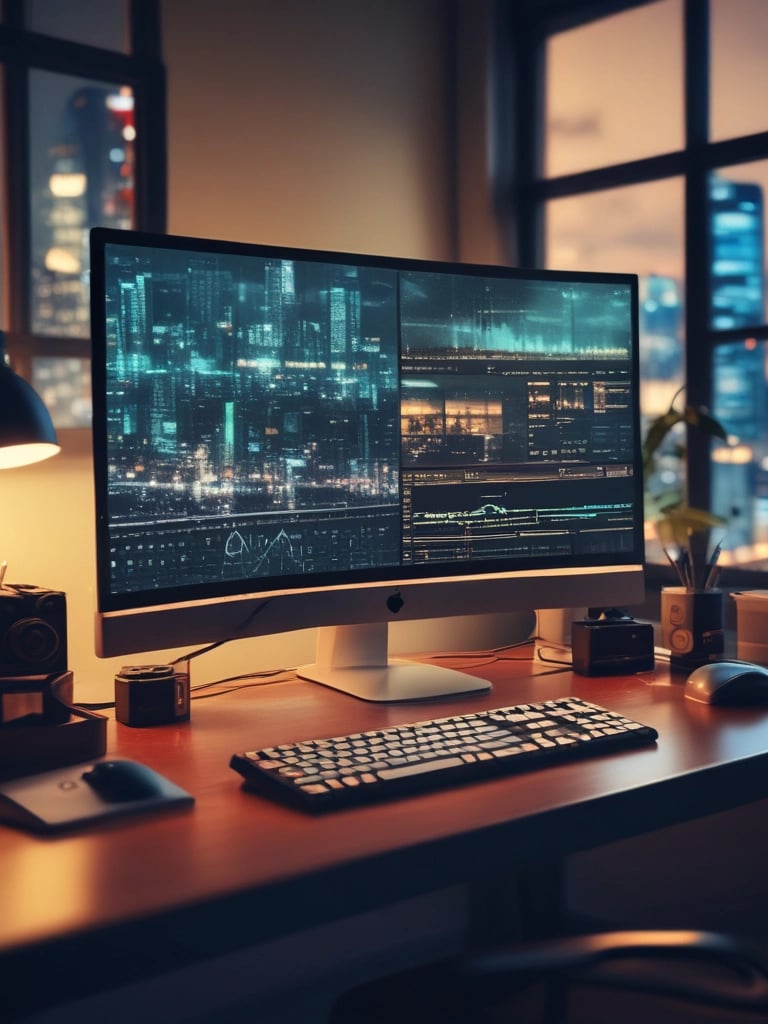 blue and white striped round textile