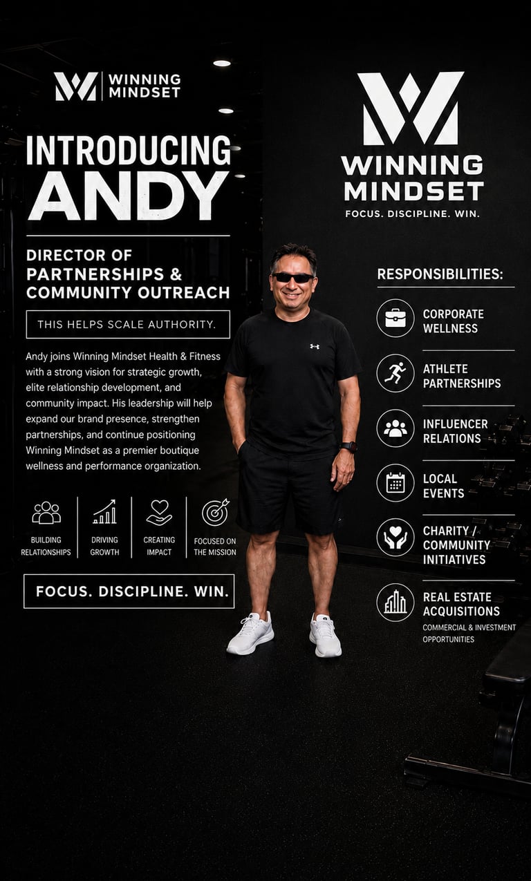 Corporate wellness partnerships and community outreach leadership