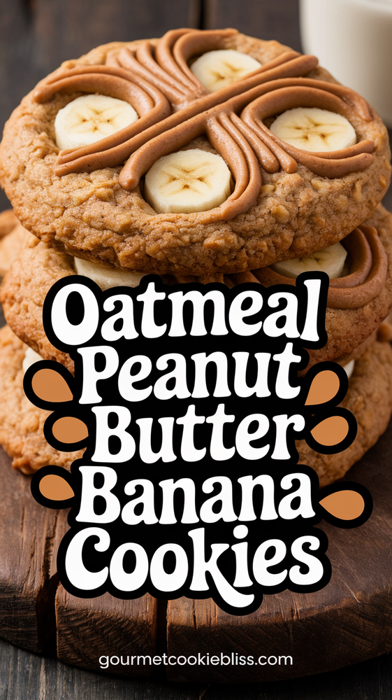 Oatmeal Peanut Butter Banana Cookies