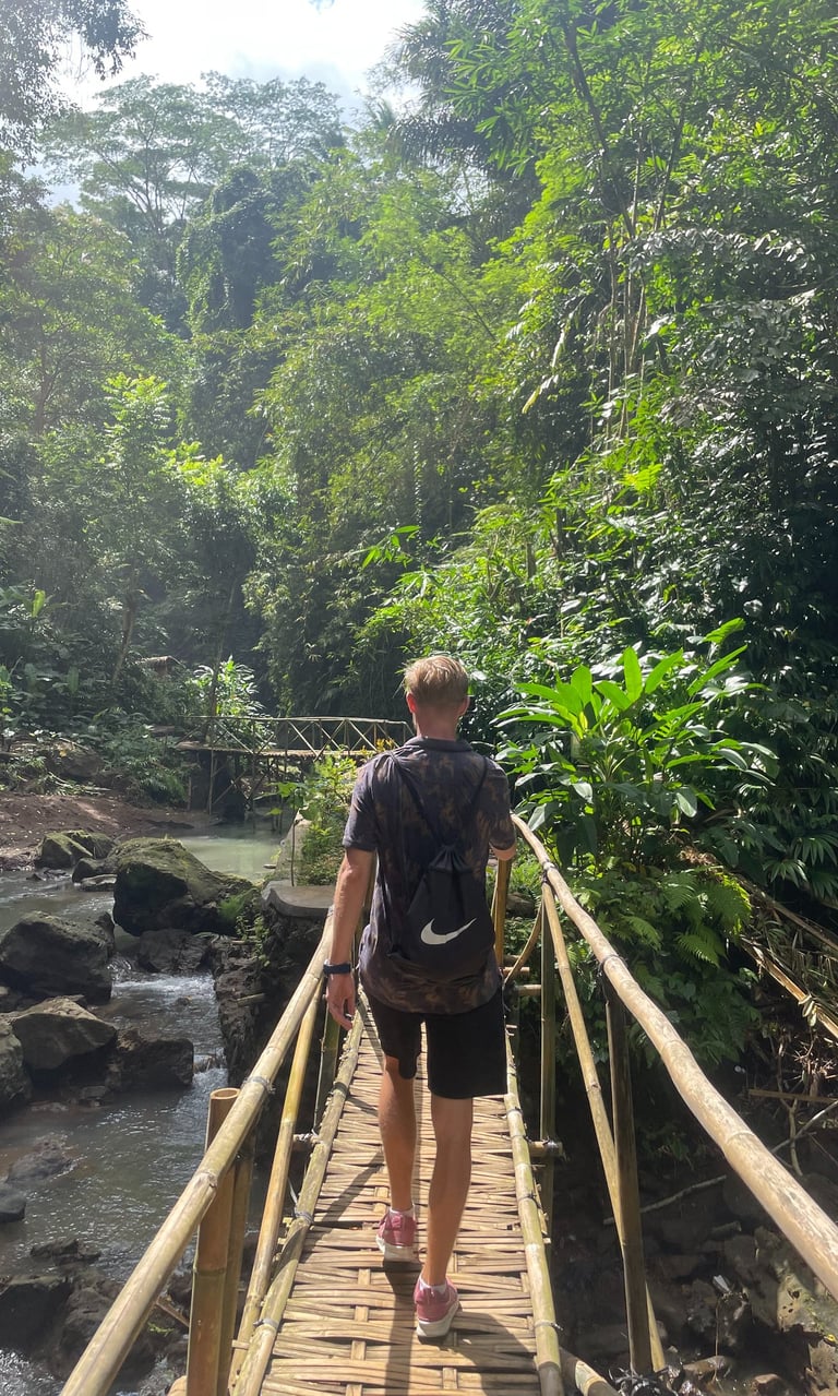 Droga na wodospad Bali