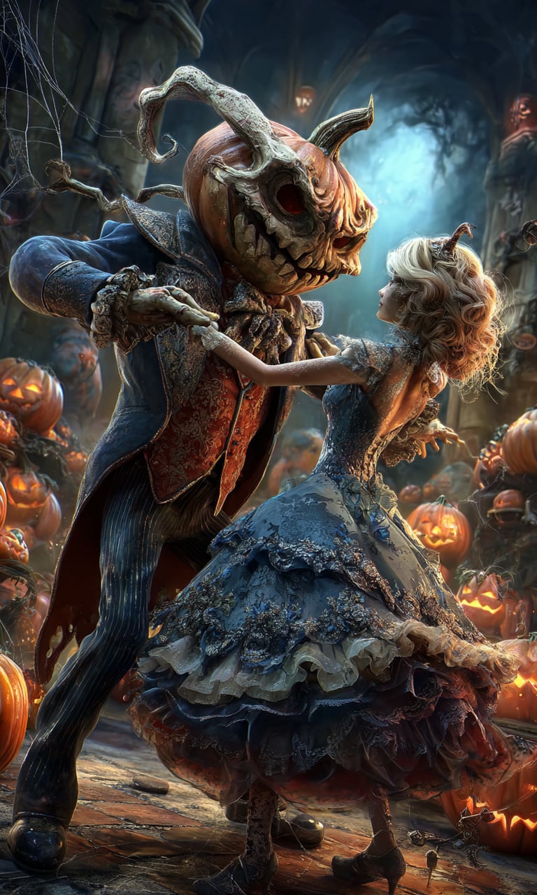 pumpkin king dancing 