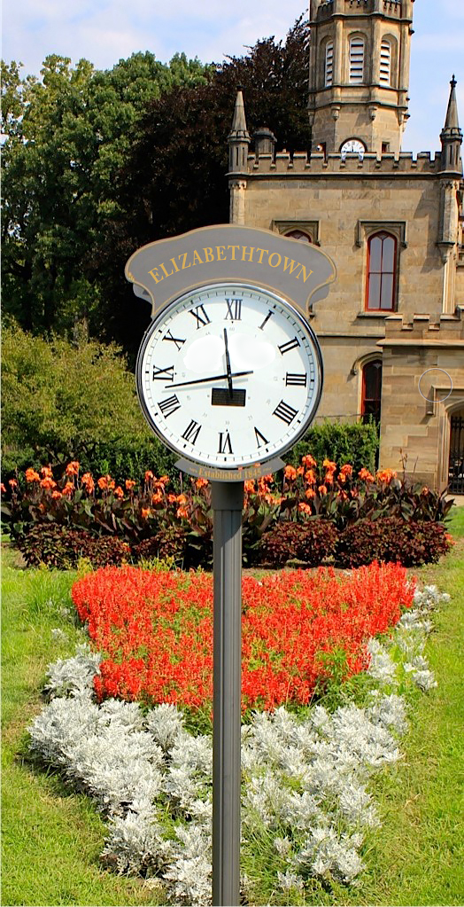 modern solar powered clock